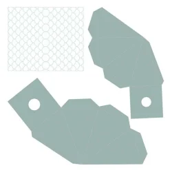 ARTEMIO - 14 feuilles patrons village souris 3d