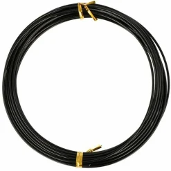 ARTEMIO - 3 fils d'aluminium 5 m x 1,5 mm - noir