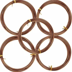 ARTEMIO - 5 fils en aluminium 5 m x 1,5 mm - bronze