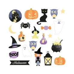 ARTEMIO - 42 formes découpées en papier - halloween