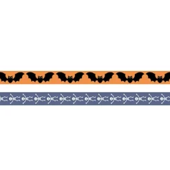 ARTEMIO - 2 masking tape halloween 5 m x 15 mm - chauve-souris et squelette
