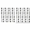 ARTEMIO - 160 perles adhésives noires