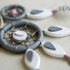 ARTEMIO - 7 perles en bois pétales 30 x 15 mm