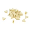 ARTEMIO - 35 perles en bois triangulaires 11 x 9.7 x 4.9 mm