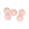 ARTEMIO - 5 perles silicone rondes - 10 mm - rose poudré