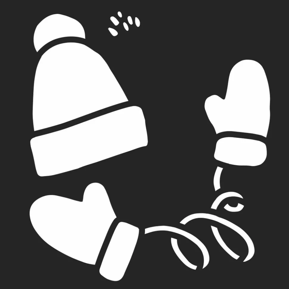 ARTEMIO - 12 pochoirs noël 9 x 9 cm