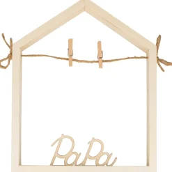 ARTEMIO - Cadre en bois à décorer 3D motif la maison Papa