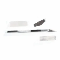 ARTEMIO - Couteau d'art avec poignée en relief + 8 lames