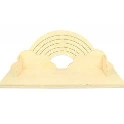 ARTEMIO - Etagère en bois arc-en-ciel 40 cm