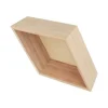ARTEMIO - Etagère en bois losange x 3 - 34,5 x 20 x 10,5 cm