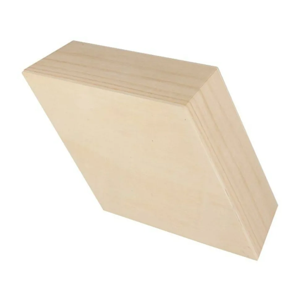 ARTEMIO - Etagère en bois losange x 3 - 34,5 x 20 x 10,5 cm