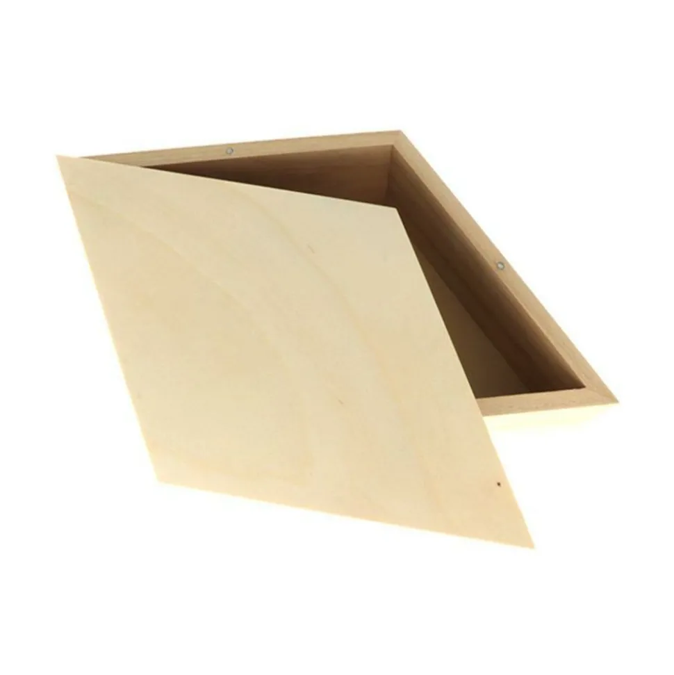 ARTEMIO - Etagère en bois losange x 3 - 34,5 x 20 x 10,5 cm