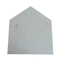 ARTEMIO - Etagère en bois maison 35 x 30 x 10 cm