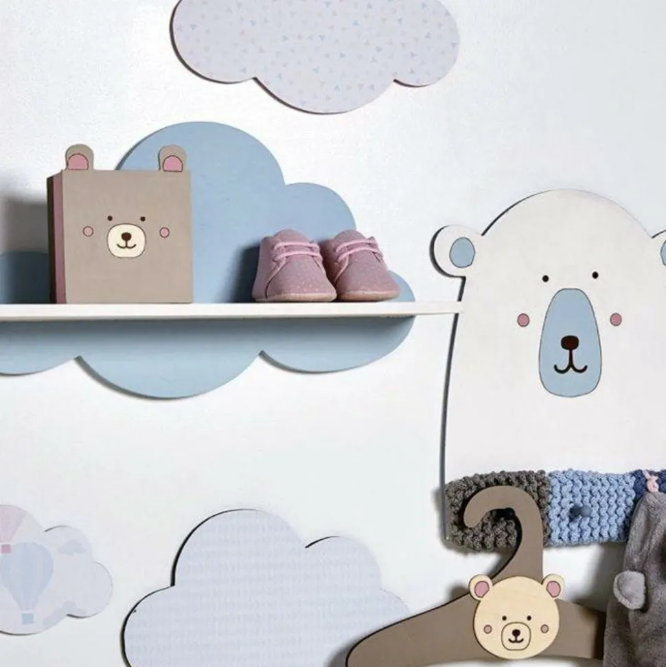 ARTEMIO - Etagère en bois nuage 39 cm