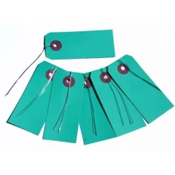 ARTEMIO - Etiquettes bleues avec fil métallique x 10