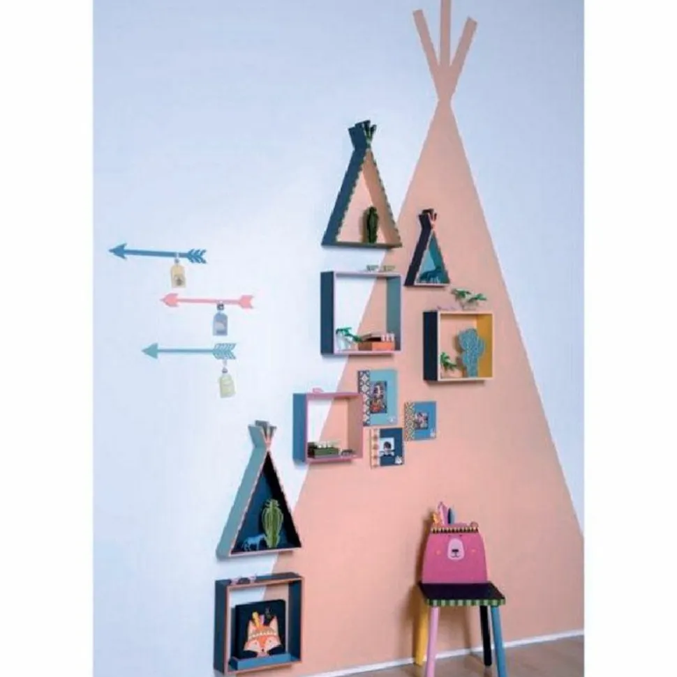 ARTEMIO - Grande étagère tipi à décorer 45 cm