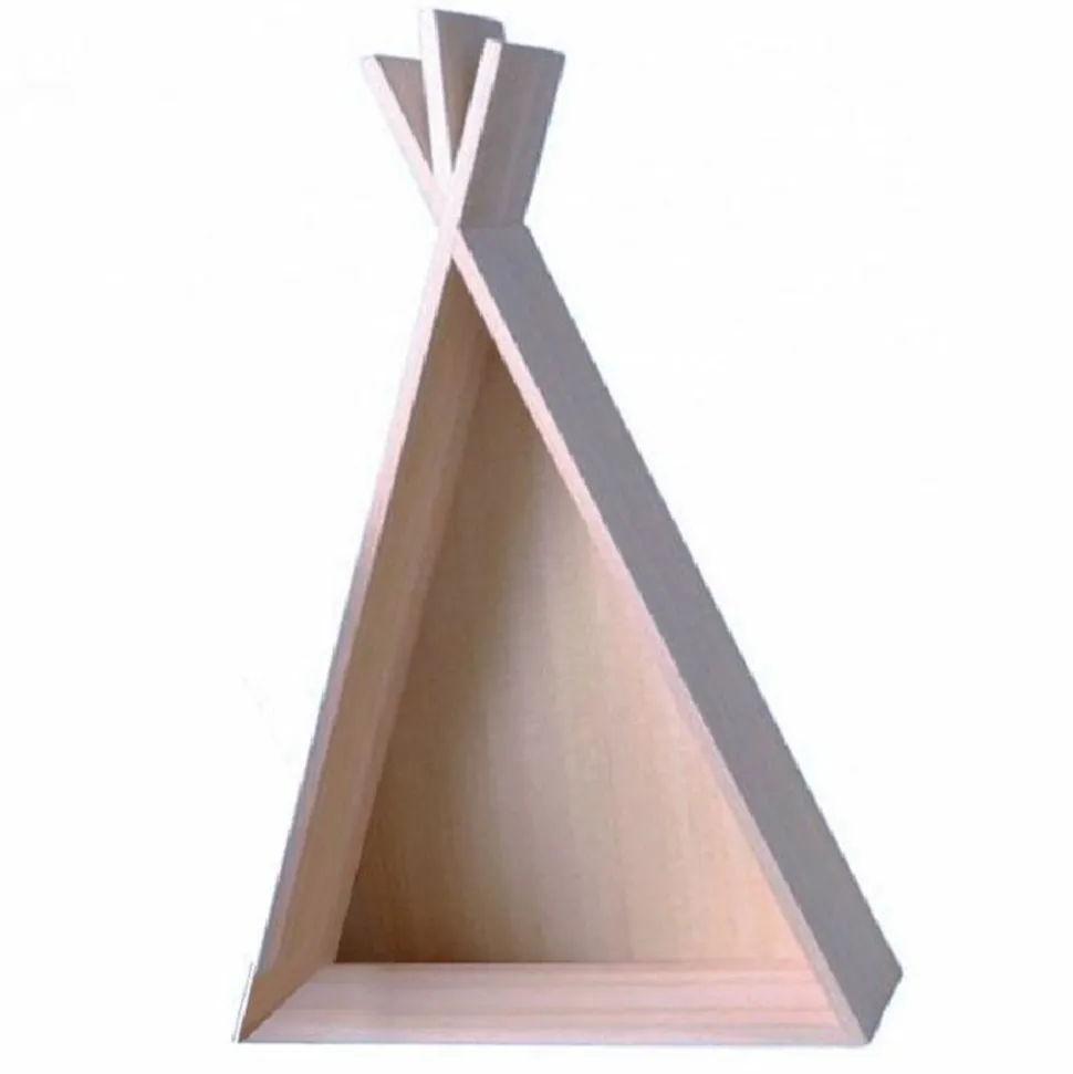 ARTEMIO - Grande étagère tipi à décorer 45 cm