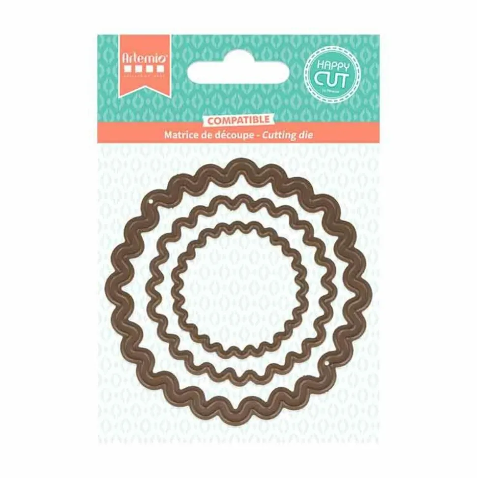 ARTEMIO - Matrices de découpe - mini cercles festonnés