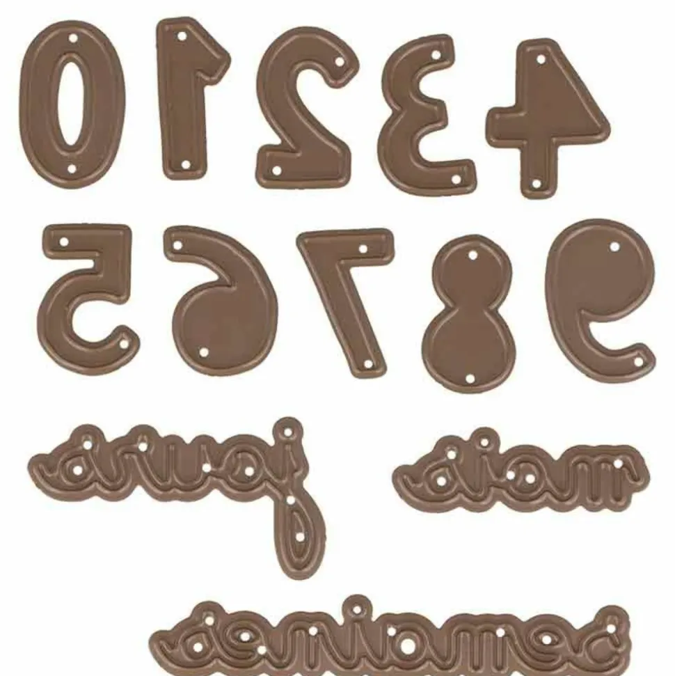 ARTEMIO - Matrices de découpes - chiffres