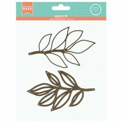 ARTEMIO - Matrices de découpe et d'embossage - slow life feuilles