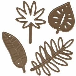 ARTEMIO - Matrices de découpe 4 minies feuilles tropicales