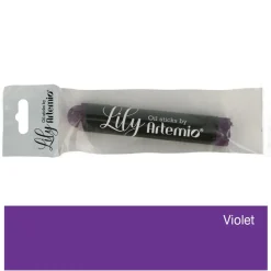 ARTEMIO - Pastel à l'huile - violet