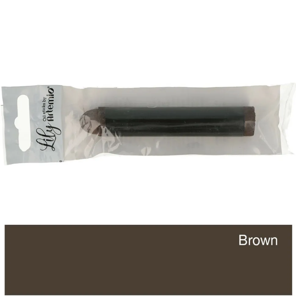 ARTEMIO - Pastel à l'huile - marron