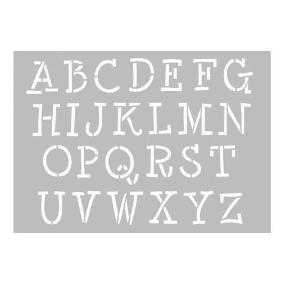 ARTEMIO - Pochoir à lettres majuscules