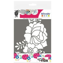 ARTEMIO - Pochoir a4 - fleurs viva la vida