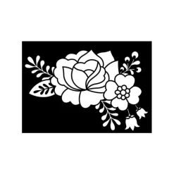 ARTEMIO - Pochoir a4 - fleurs viva la vida