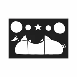 ARTEMIO - Pochoir voiture jolies comptines 15 x 10 cm