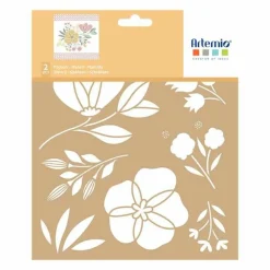 ARTEMIO - Pochoir 8'x8' on my way fleurs