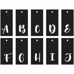 ARTEMIO - Pochoirs alphabet calligraphie