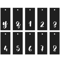 ARTEMIO - Pochoirs alphabet calligraphie