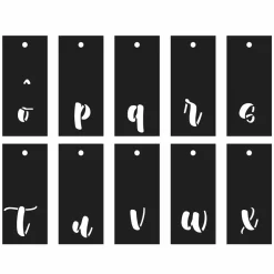 ARTEMIO - Pochoirs alphabet calligraphie