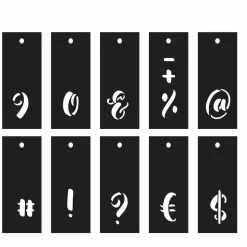 ARTEMIO - Pochoirs alphabet calligraphie