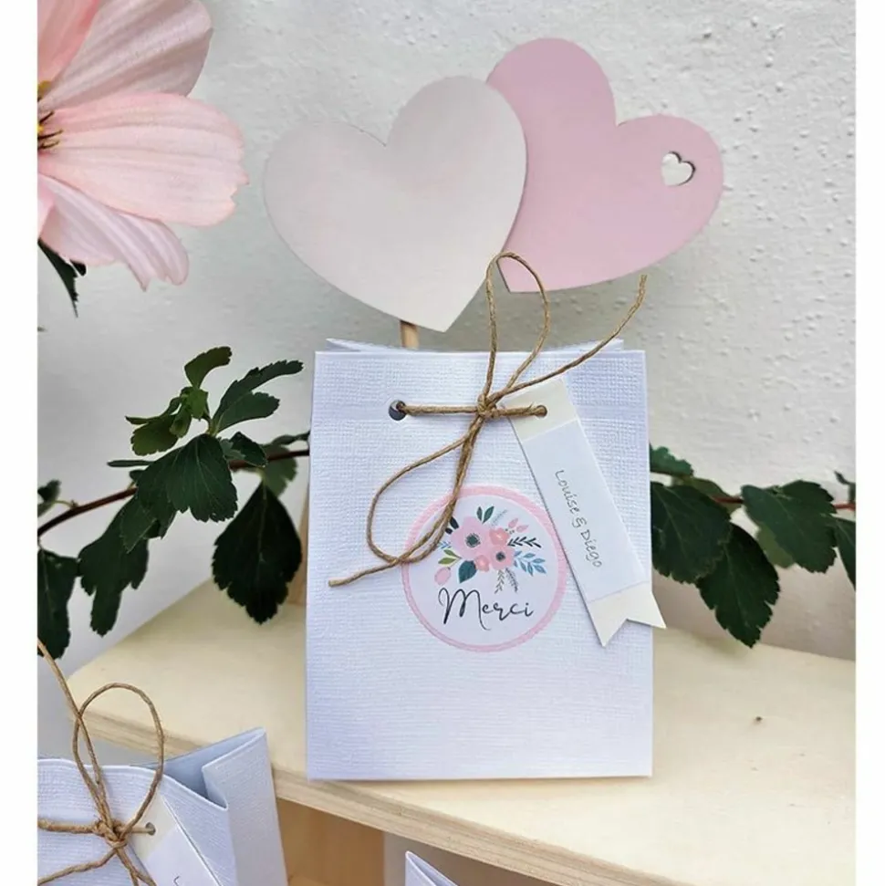 ARTEMIO - Présentoir bois à 4 étagères 38 x 32 x 26 cm