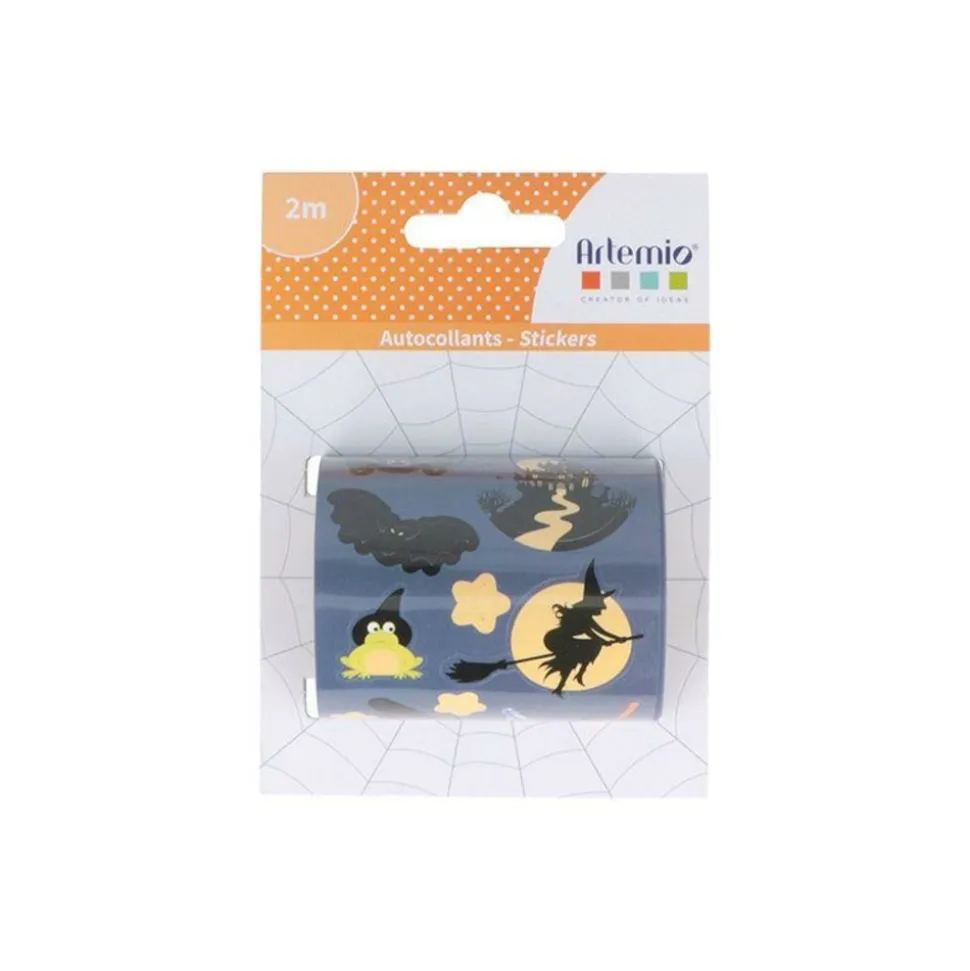 ARTEMIO - Rouleau de stickers halloween - 2 m