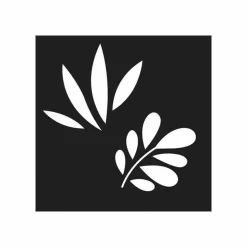 ARTEMIO - Set 12 pochoirs 9 x 9 cm - jardin