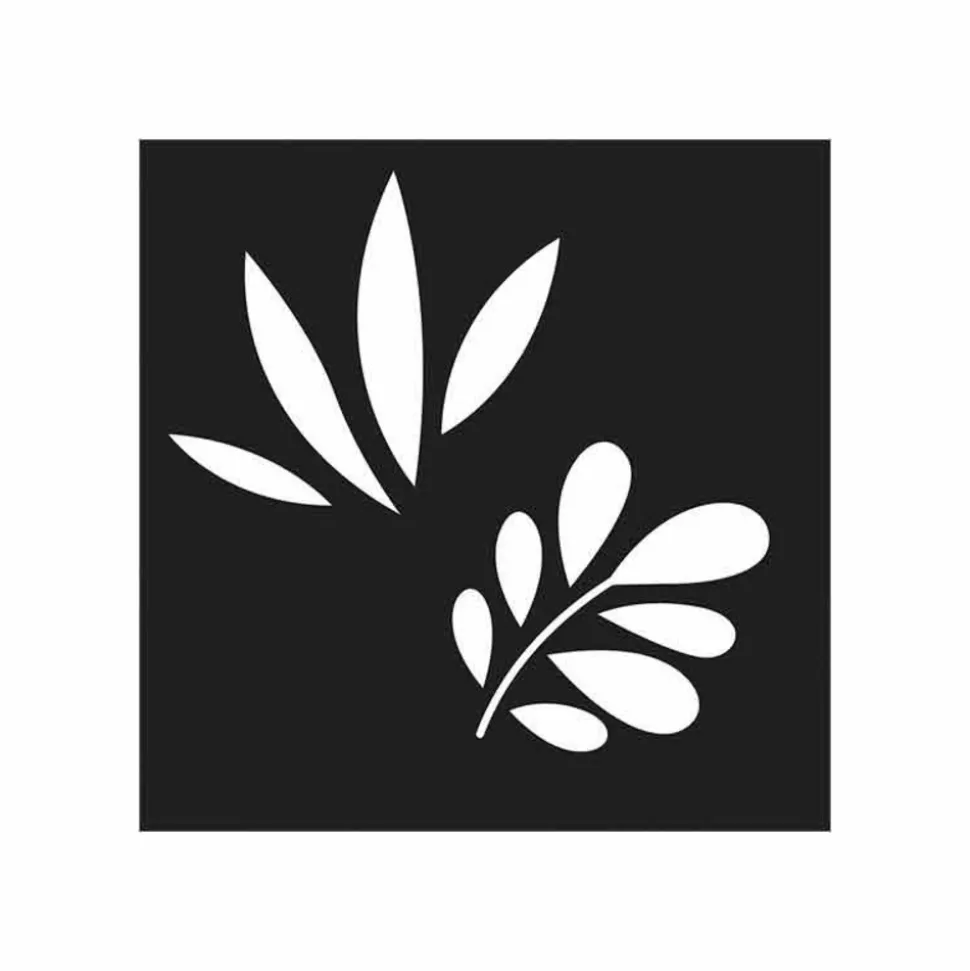 ARTEMIO - Set 12 pochoirs 9 x 9 cm - jardin