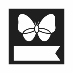 ARTEMIO - Set 12 pochoirs 9 x 9 cm - jardin