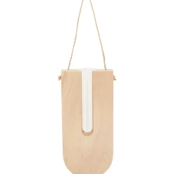 ARTEMIO - Soliflore suspendu en bois 7x16cm