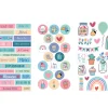 ARTEMIO - Stickers de décoration Maman pour la fête des mères x3 feuilles
