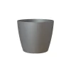 ARTEVASI - Cache-pot d'intérieur en plastique San Remo anthracite Ø16cm