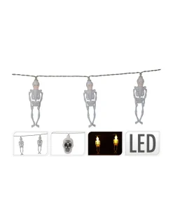 ARTICASA - Guirlande lumineuse le halloween fonctionne à piles 10 led