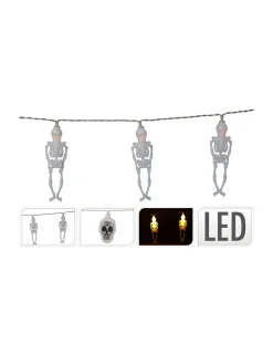 ARTICASA - Guirlande lumineuse le halloween fonctionne à piles 10 led