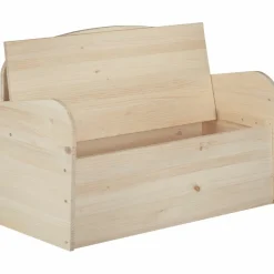 ASTIGARRAGA - Banc coffre de rangement en pin brut 78 litres