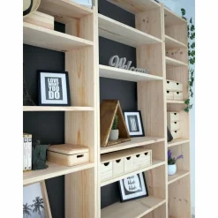 ASTIGARRAGA - Boîte de rangement en pin massif avec couvercle taille 1