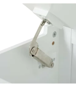 ATMOSPHERA - 2 en 1 banc avec dossier et coffre à jouets en bois blanc