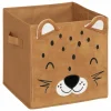 ATMOSPHERA - Boîte de rangement enfant design velours douceur - l. 29 x l. 29 cm